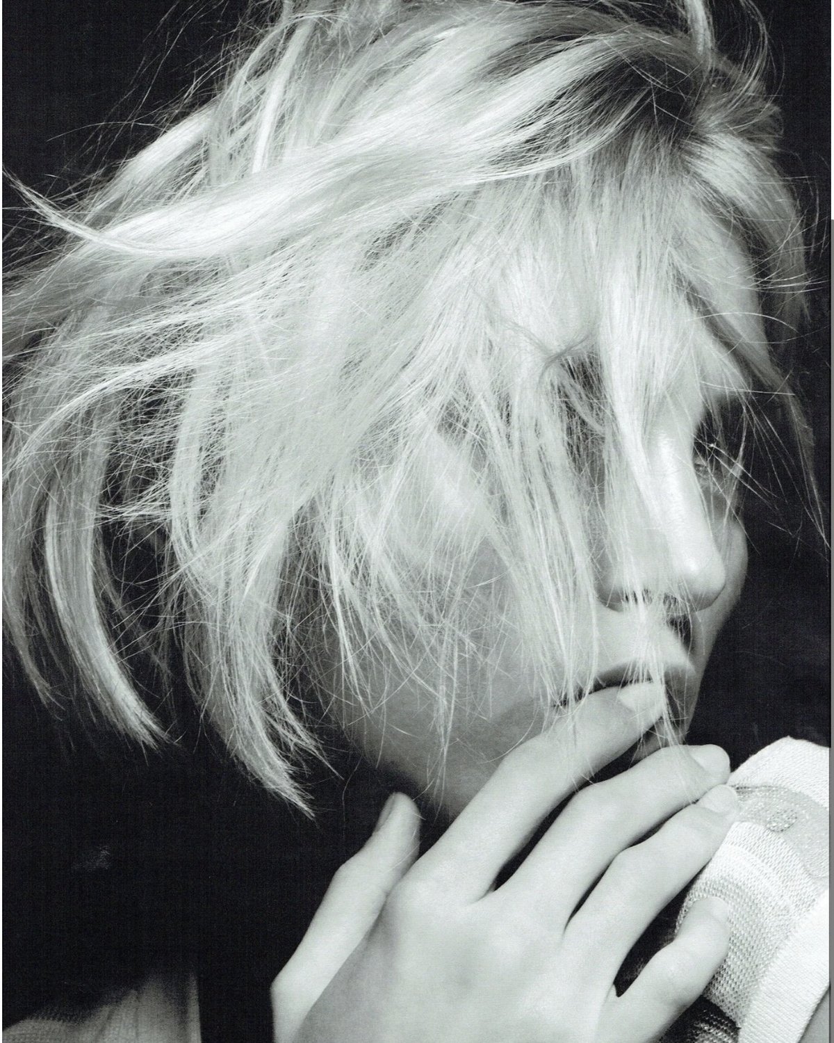 Editorial blonde hair work